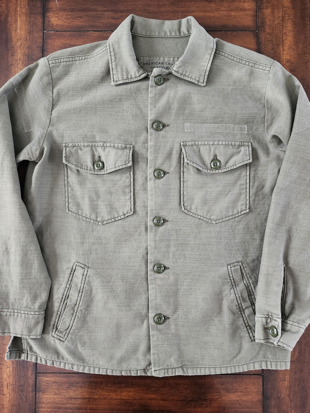 American Eagle Outfitters Olive Utility Field Jacket